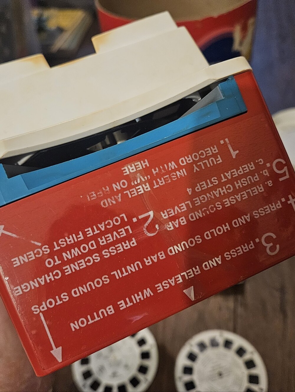 GAF VIEW-MASTER Viewer And Talking Viewmaster (Doesn't Work) With Reels Used . - Picture 8 of 12